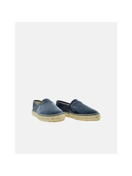 Espadryle Carolina Herrera skórzane czarne