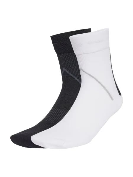 ADIDAS ORIGINALS Κάλτσες Techy Crew 2 Pairs γκρι / μαύρο λευκό