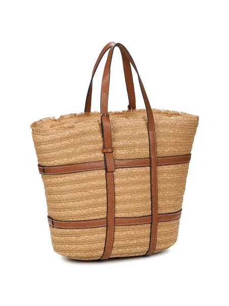 Geantă shopper Pieces bej
