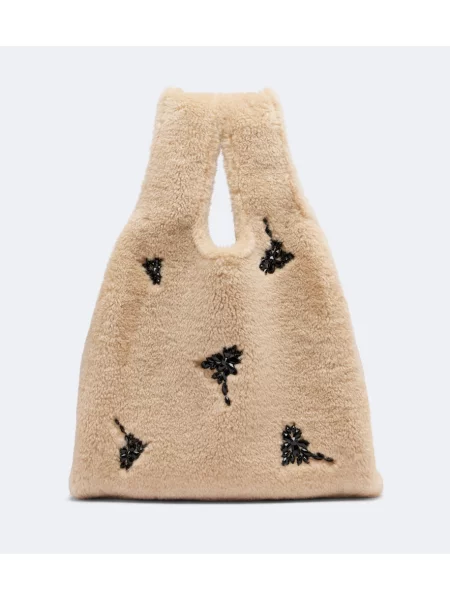 Geantă shopper Simone Rocha bej
