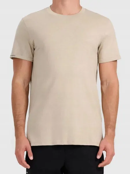 KOSZULKA 4F T-SHIRT SPORTOWY NA CO DZIEŃ beżowa