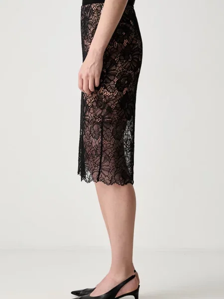 Rotate LACE MIDI PENCIL fustă creion
