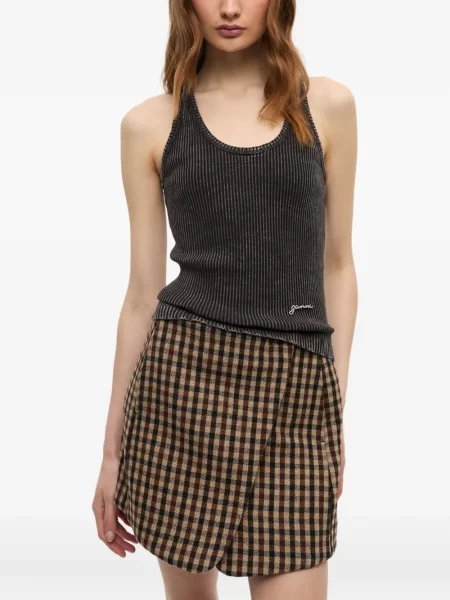Top Ganni negru
