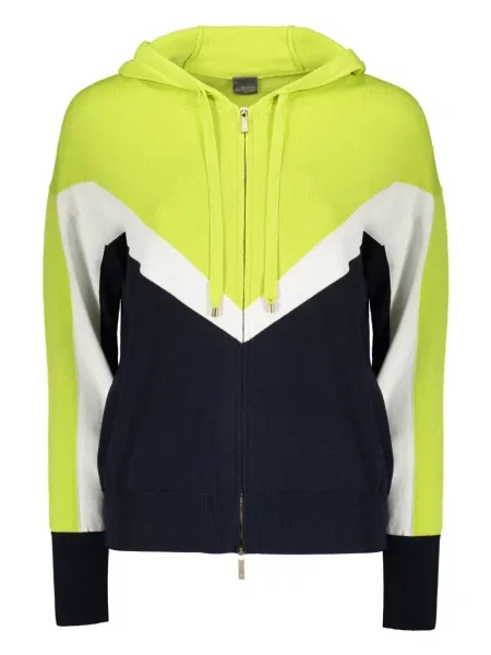 Dzianinowa bluza z kapturem Lorena Antoniazzi czarna