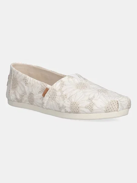 Ниски кецове Toms EYELET бежово