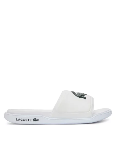 Klapki Lacoste białe