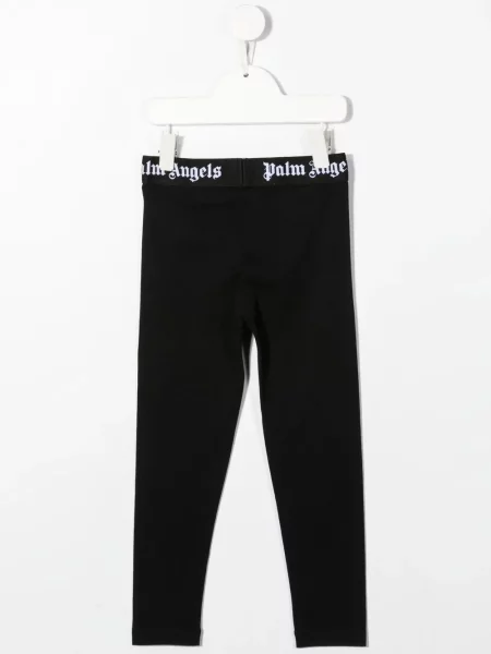 Legginsy dziecięce Palm Angels czarne