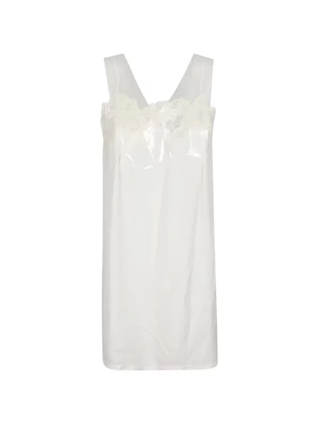 Rochie mini Maison Margiela cu bretele alb