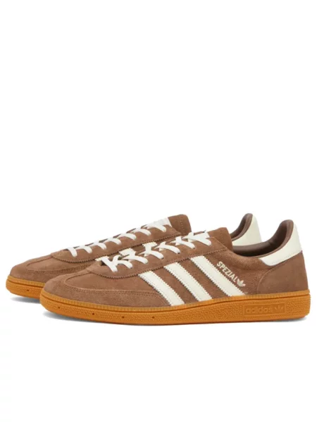 Sneakersy Adidas Originals skórzane brązowe