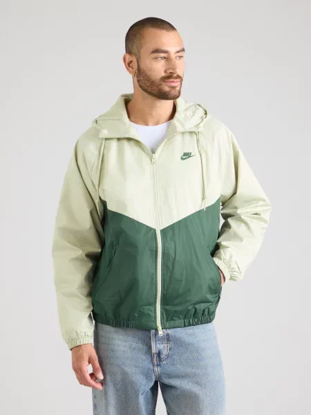 Nike Sportswear Prechodná bunda trstinová / pastelovo zelená
