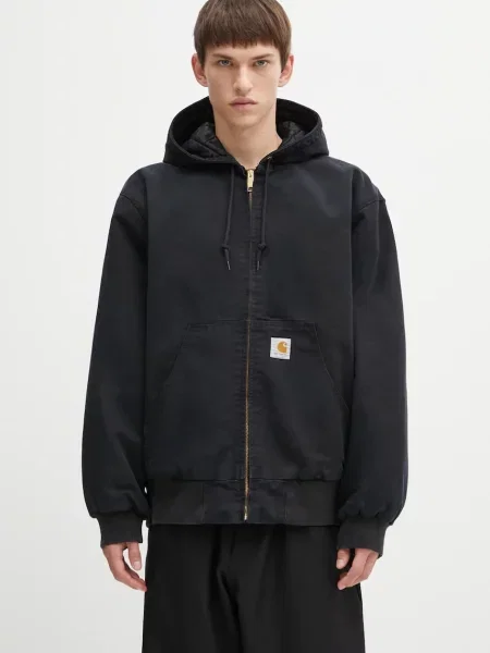 Jachetă Carhartt WIP OG Active Jacket UNISEX Black Stone Canvas S negru