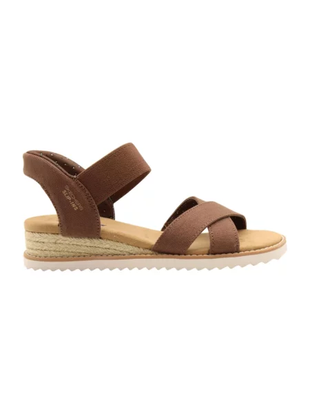Sandały Skechers brązowe