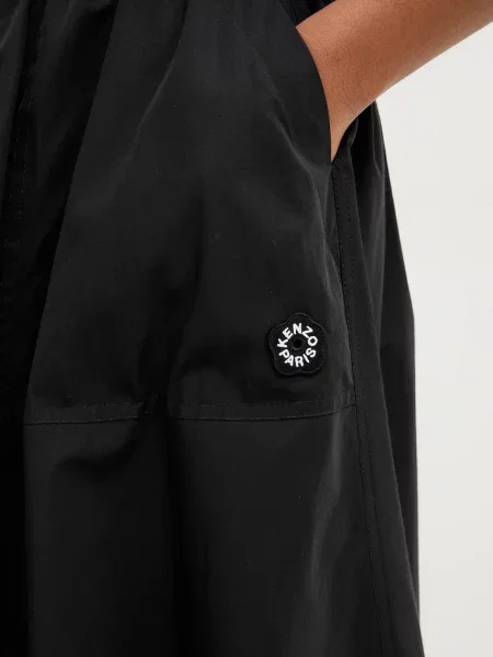 Спідниця Kenzo midi розкльошена чорний