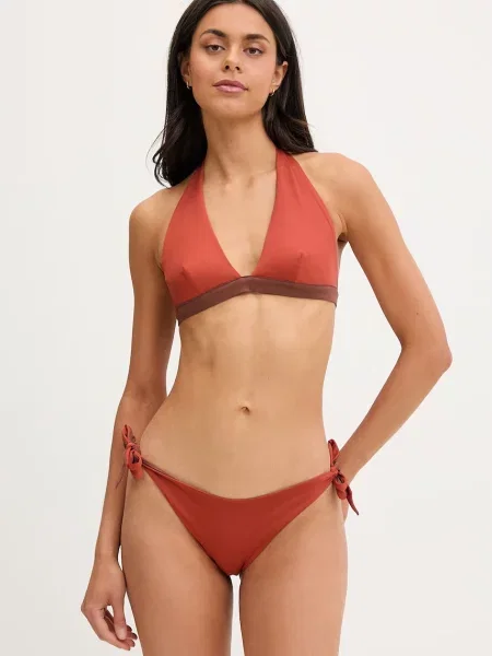 Max Mara Beachwear oboustranná koupací podprsenka ABAZIA hnědá