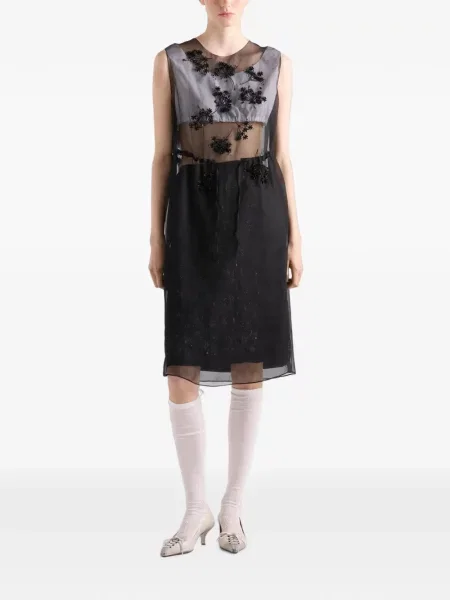 Rochie Prada de mătase negru