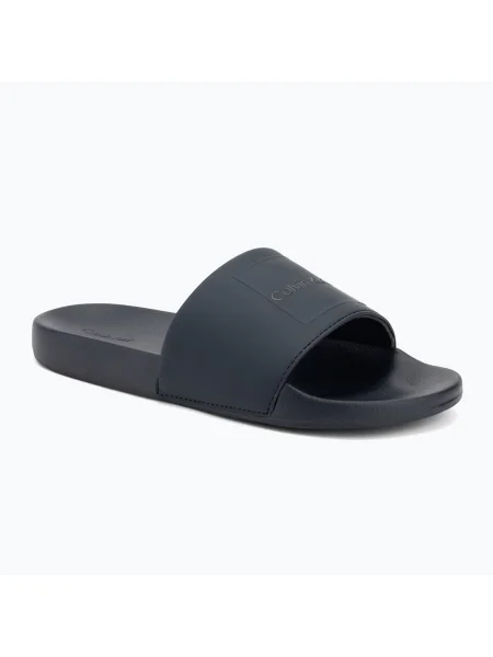 Мъжки джапанки Calvin Klein Pool Slide Ck Square navy синьо