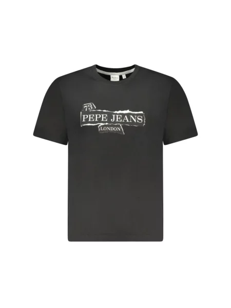 Koszulka Pepe Jeans z krótkim rękawem czarna