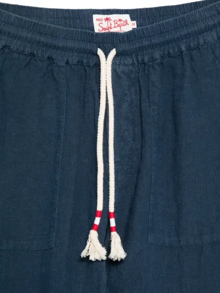 Pantaloni Mc2 Saint Barth cu cordon albastru