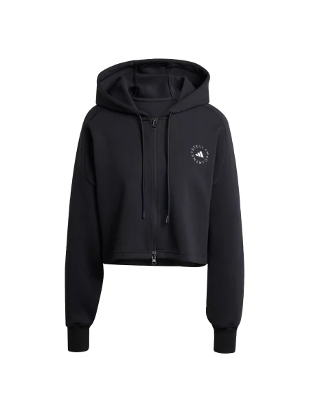 ADIDAS BY STELLA MCCARTNEY Bluză cu sport / alb negru