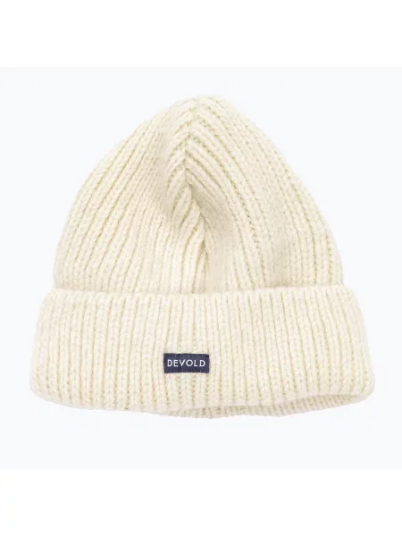 Devold czapka beanie wełniana Nansen Wool biała