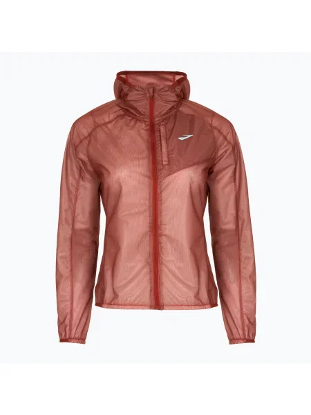Дамско яке за бягане Brooks All Altitude copper винено червено