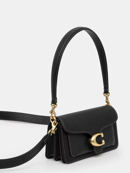 Coach De piele geantă pe umăr TABBY negru