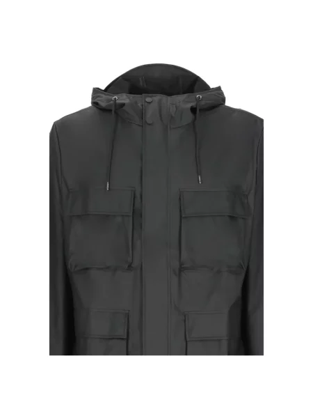 Rains kurtka przeciwdeszczowa Pocket Jacket W3 czarna