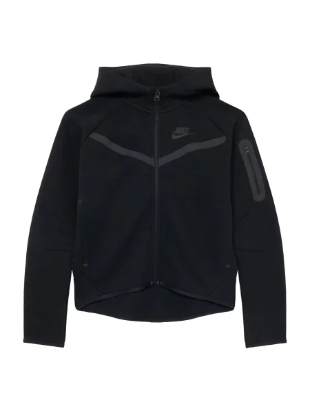 Nike Sportswear Hanorac TCH FLC gri închis negru