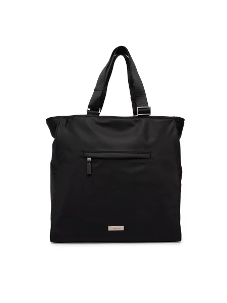 Krepšys Calvin Klein Sleek Pocket Tote juoda