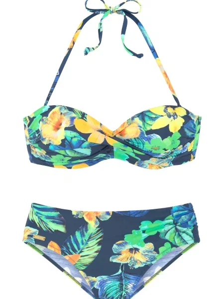 LASCANA Bikini / mešane barve modra