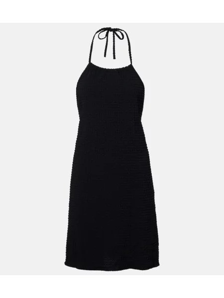 Rochie Hunza G cu gât halter negru