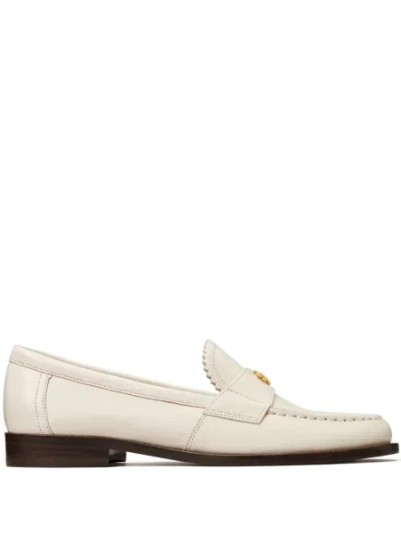 Pantofi loafer Tory Burch din piele alb