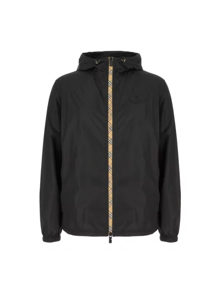 Kurtka Burberry z kapturem czarna