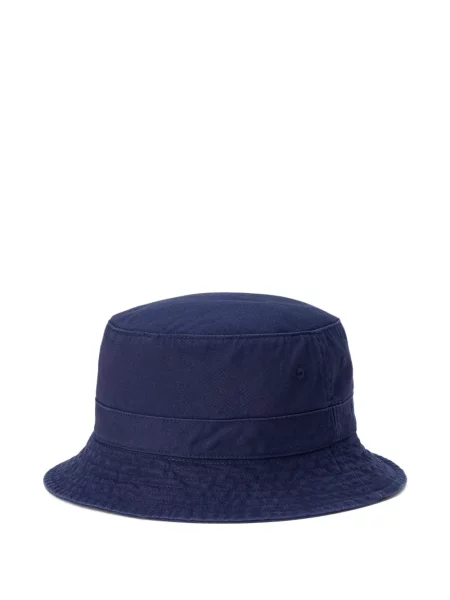 Tricou polo Polo Ralph Lauren cu glugă cu blană cu broderie roșu