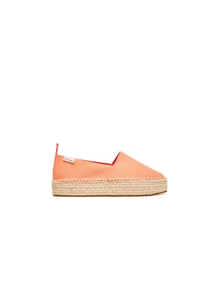 Calvin Klein Jeans Espadrilky Platform Espadrille Ml Cs oranžová