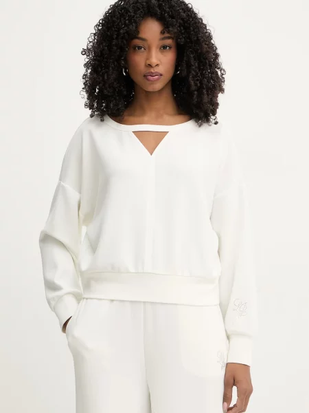 Liu Jo bluza z modalem beżowa