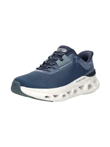 Sneakersy Skechers niebieskie