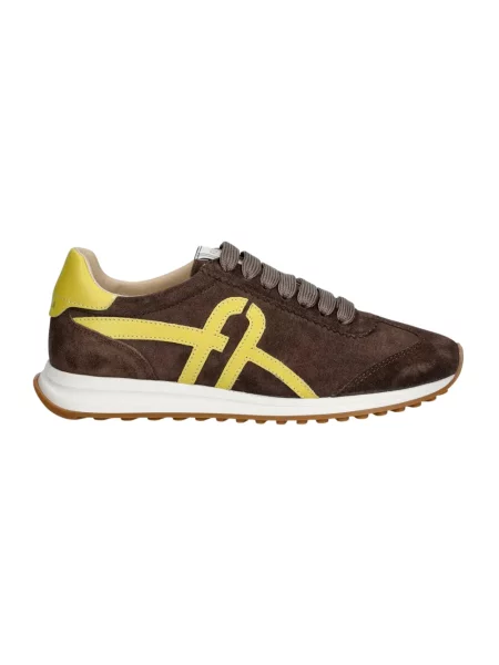 Sneakersy Furla retro brązowe