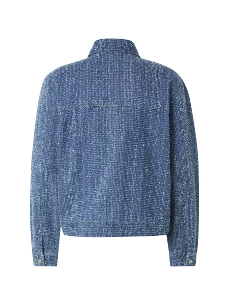 Karl Kani Prechodná bunda denim modrá
