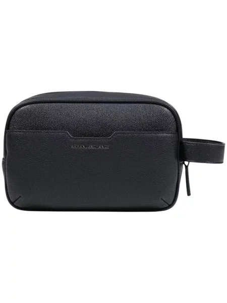 Pungă cosmetică Armani Exchange negru