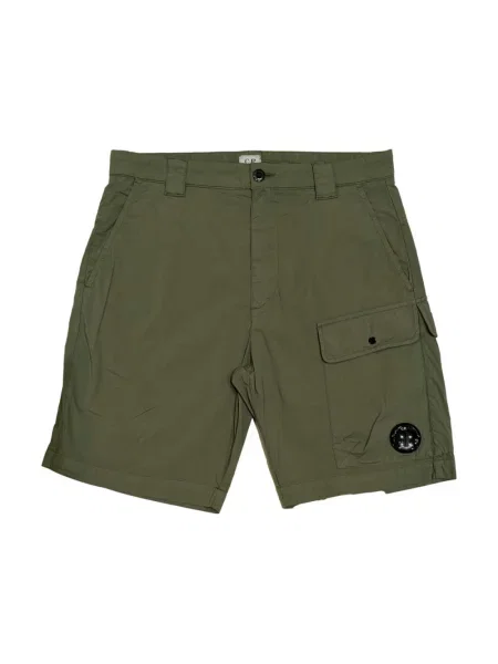 Bermudy C.p. Company ze stretchu zielone