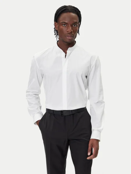 HUGO Cămașă Kaleb alb