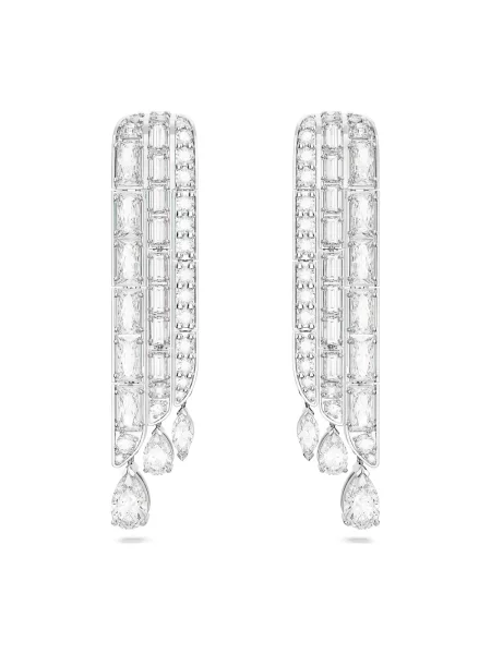 Kolczyki Swarovski białe