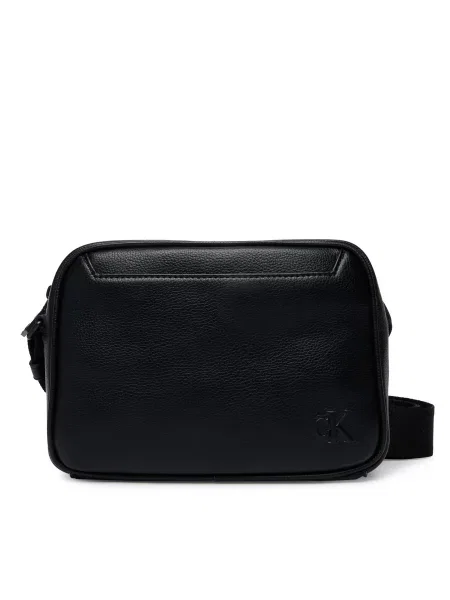 Calvin Klein Torbica za okrog pasu Webbing Strap Camera Bag črna