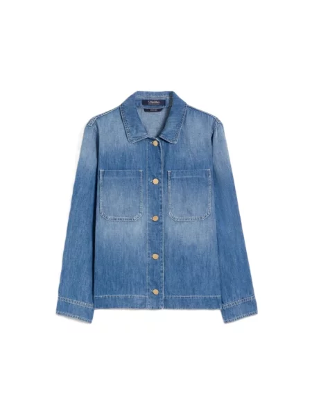 Bluzka Max Mara niebieska