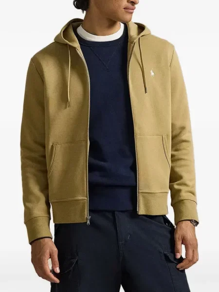Bőr húzózsinór pólóing Polo Ralph Lauren barna