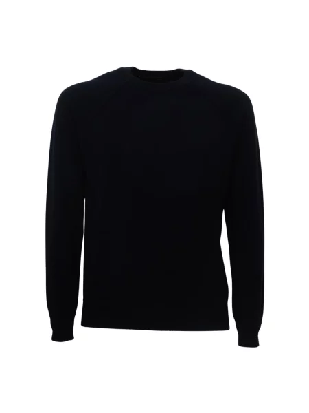 Dzianinowy sweter Filippo De Laurentiis niebieski