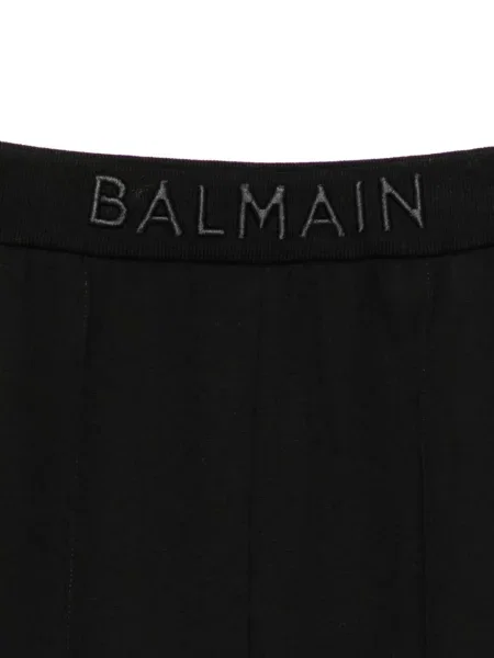 Spodnie dziecięce Balmain czarne