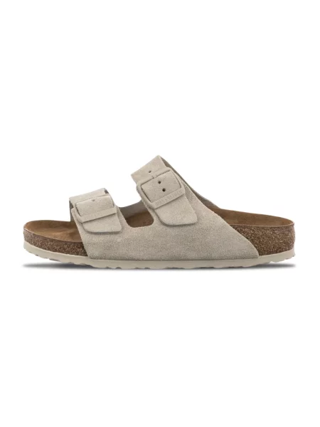Trampki Birkenstock skórzane beżowe