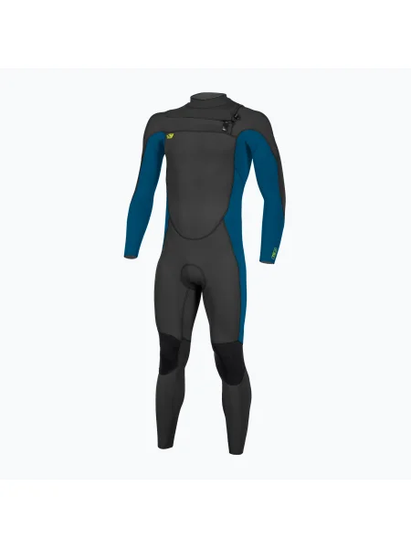 Costum de înot pentru copii O'Neill Youth Ninja Chest Zip Full black/ ultrablue/ dayglo negru